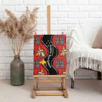 Papua New Guinea 50th Independence Canvas Wall Art PNG Batik Pattern LT01 - Polynesian Pride