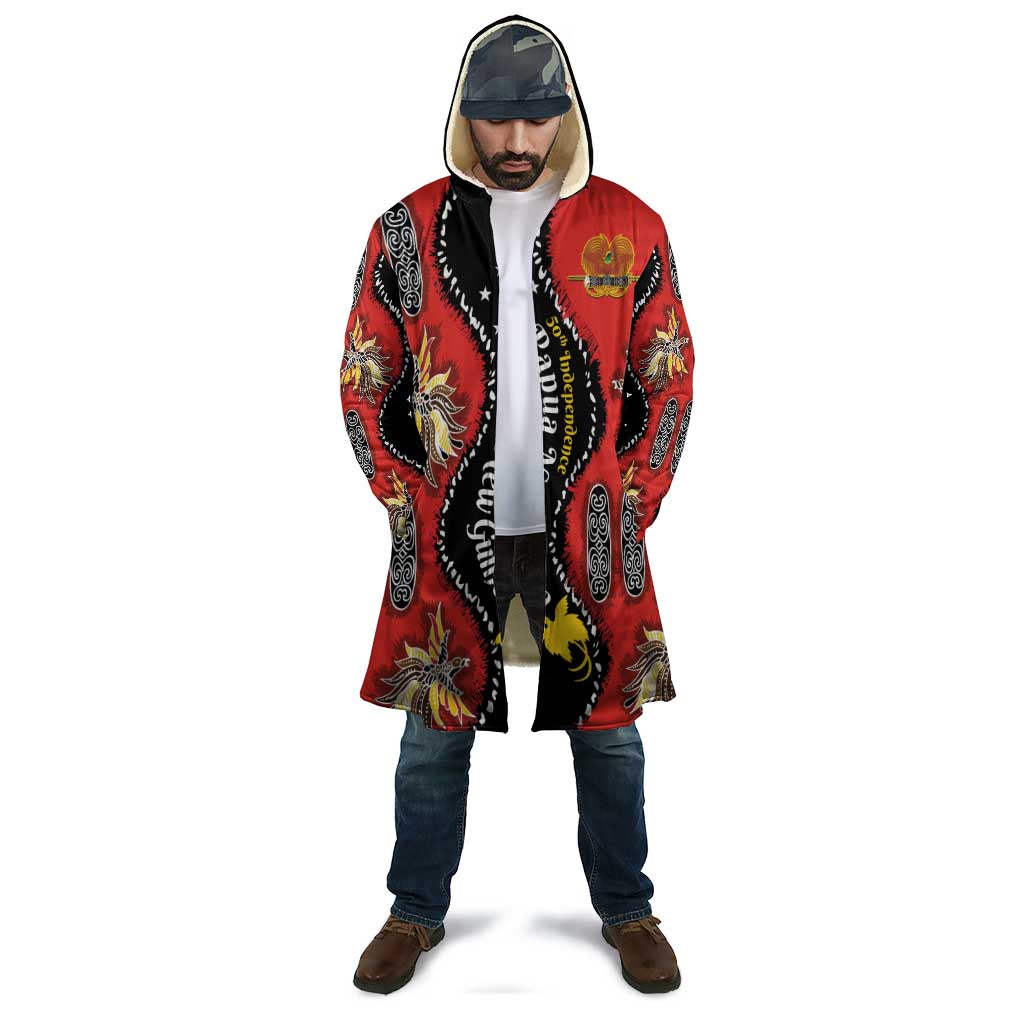 Papua New Guinea 50th Independence Cloak PNG Batik Pattern - Polynesian Pride