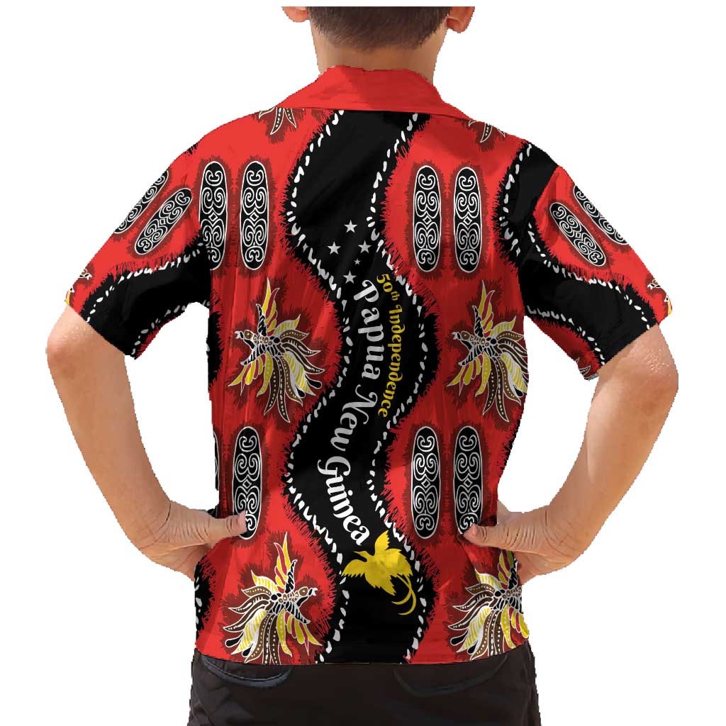 Papua New Guinea 50th Independence Family Matching Mermaid Dress and Hawaiian Shirt PNG Batik Pattern - Polynesian Pride