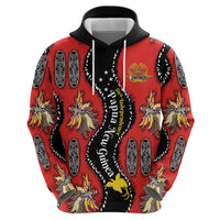 Papua New Guinea 50th Independence Hoodie PNG Batik Pattern - Polynesian Pride