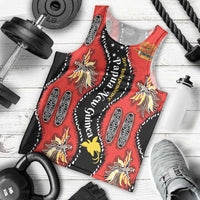 Papua New Guinea 50th Independence Men Tank Top PNG Batik Pattern LT01 - Polynesian Pride