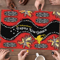 Papua New Guinea 50th Independence Puzzle PNG Batik Pattern LT01 - Polynesian Pride