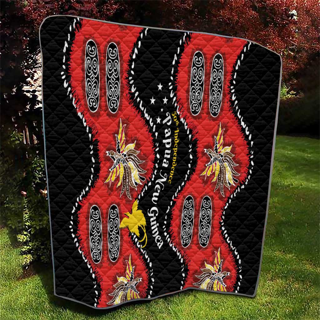 Papua New Guinea 50th Independence Quilt PNG Batik Pattern - Polynesian Pride