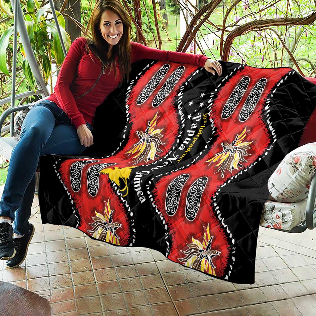 Papua New Guinea 50th Independence Quilt PNG Batik Pattern - Polynesian Pride
