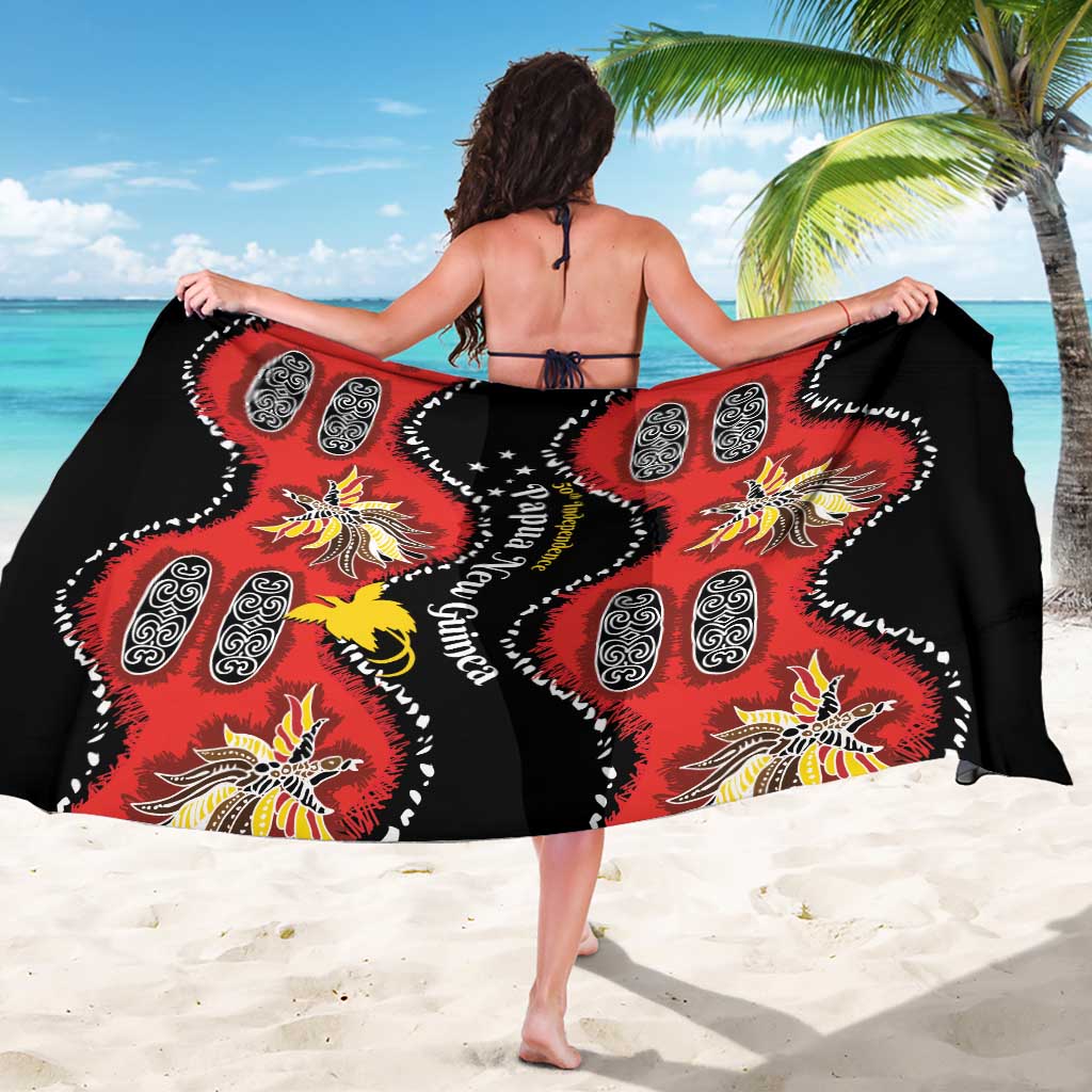 Papua New Guinea 50th Independence Sarong PNG Batik Pattern - Polynesian Pride