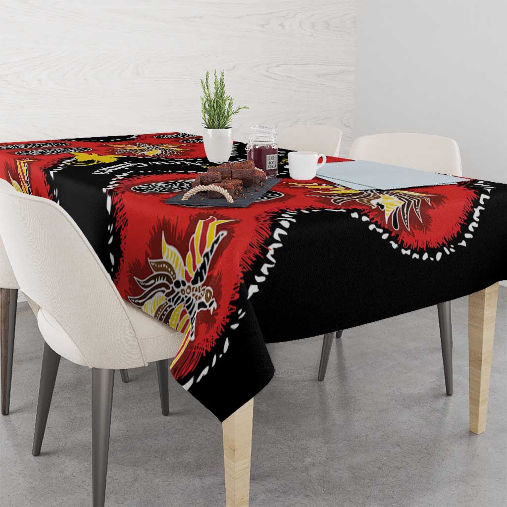 Papua New Guinea 50th Independence Tablecloth PNG Batik Pattern LT01 - Polynesian Pride