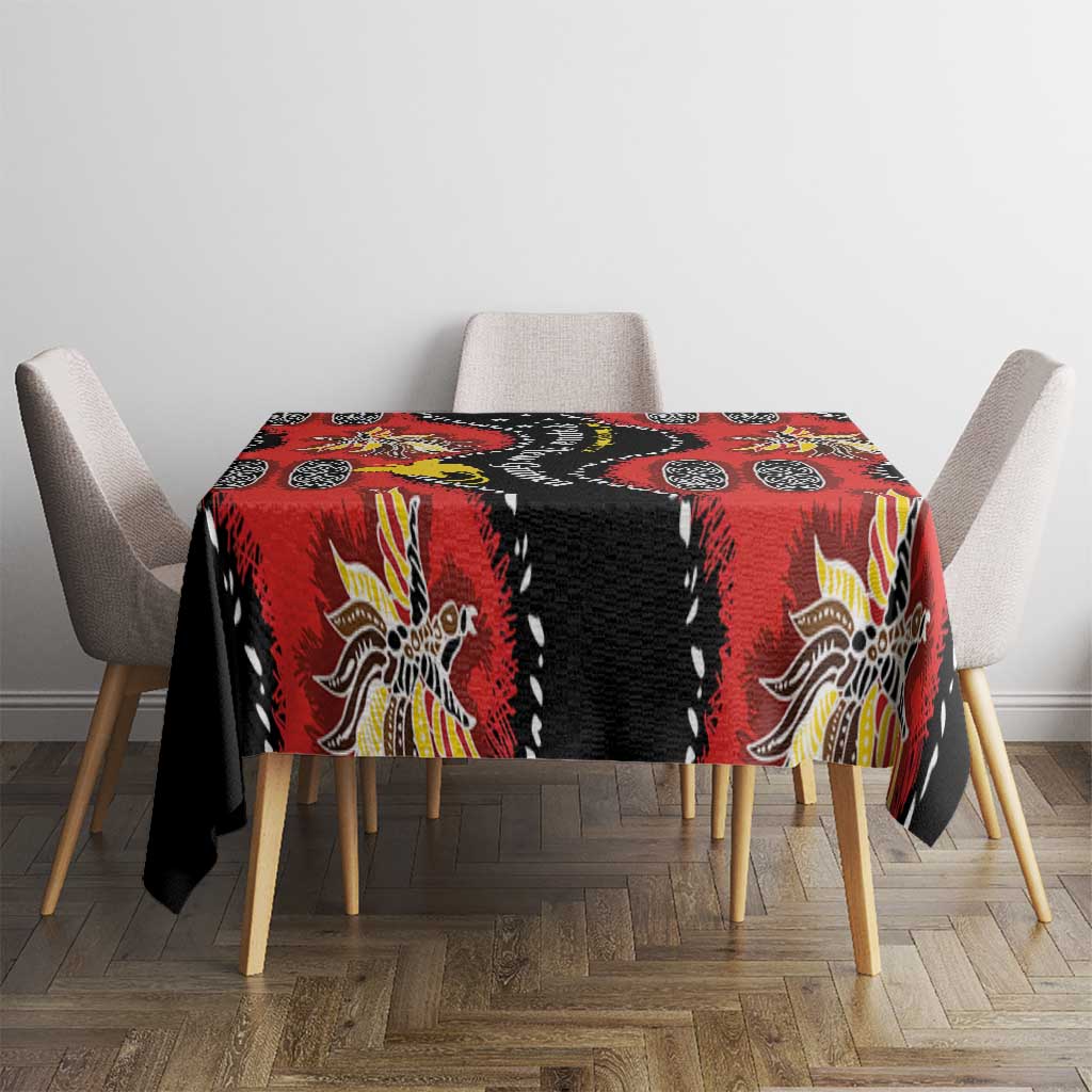 Papua New Guinea 50th Independence Tablecloth PNG Batik Pattern LT01 - Polynesian Pride