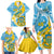 personalised-tuvalu-independence-day-family-matching-long-sleeve-bodycon-dress-and-hawaiian-shirt-plumeria-45th-anniversary