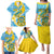 Personalised Tuvalu Independence Day Family Matching Puletasi Dress and Hawaiian Shirt Plumeria 45th Anniversary LT01 - Polynesian Pride