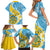 personalised-tuvalu-independence-day-family-matching-short-sleeve-bodycon-dress-and-hawaiian-shirt-plumeria-45th-anniversary