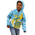 Personalised Tuvalu Independence Day Kid Hoodie Plumeria 45th Anniversary LT01 - Polynesian Pride