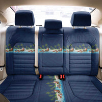 Hawaii Santa Riding Sea Turtle Back Car Seat Cover Mele Kalikimaka Polynesian Pattern LT01 - Polynesian Pride