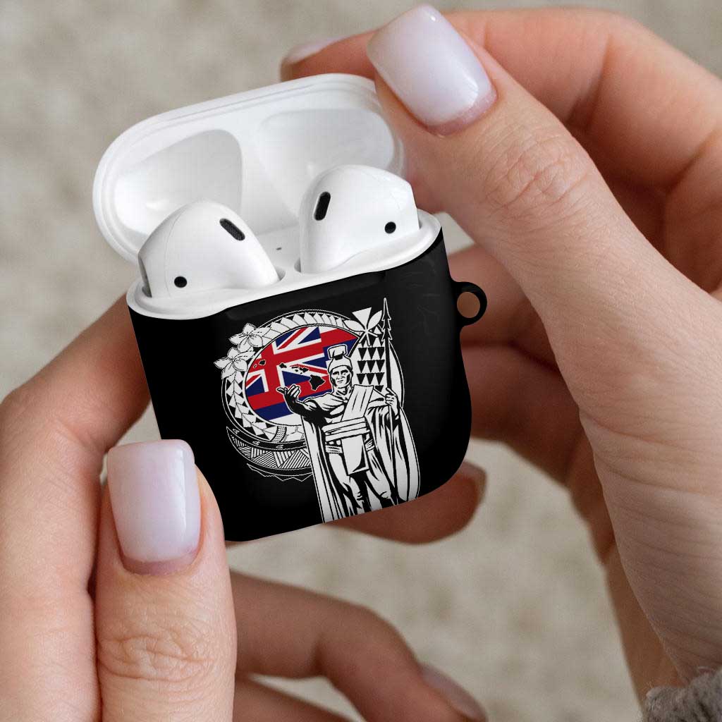 Hawaii King Kamehameha AirPods Case Flag Polynesian Pattern LT01 - Polynesian Pride