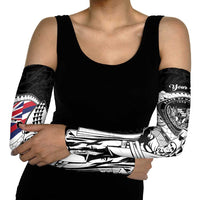 Personalized Hawaii King Kamehameha Arm Sleeves Flag Polynesian Pattern LT01 - Polynesian Pride