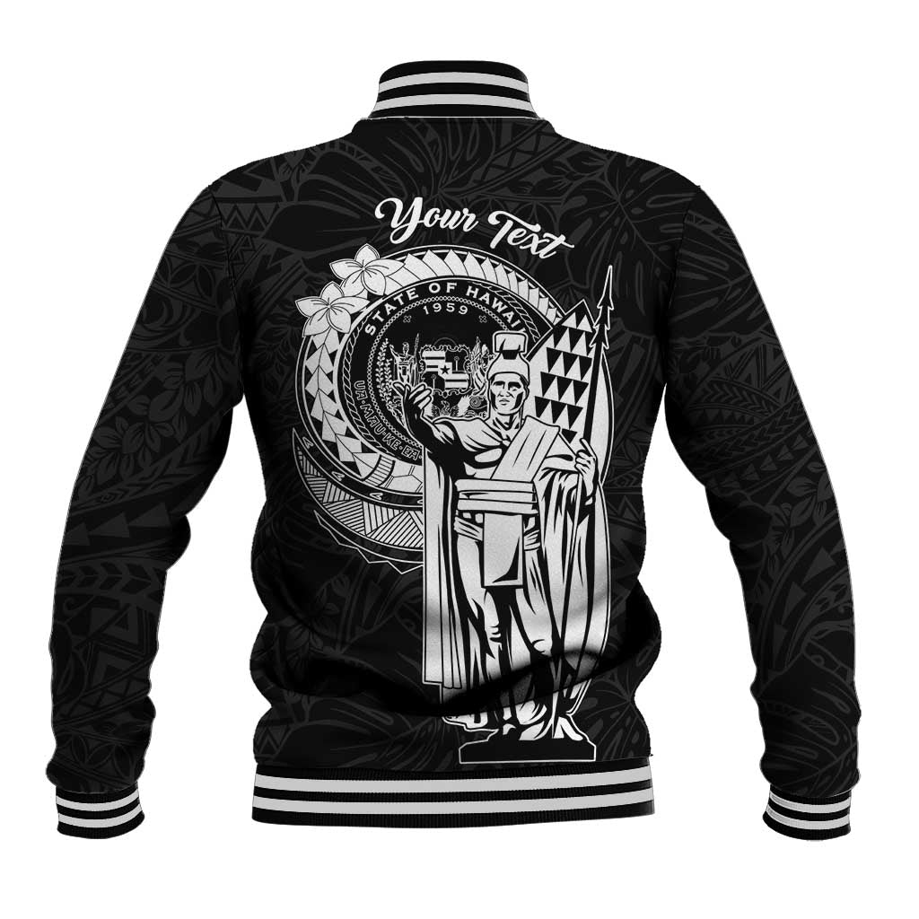 Personalized Hawaii King Kamehameha Baseball Jacket Flag Polynesian Pattern LT01 - Polynesian Pride