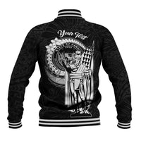 Personalized Hawaii King Kamehameha Baseball Jacket Flag Polynesian Pattern LT01 - Polynesian Pride