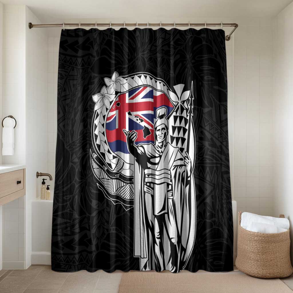 Hawaii King Kamehameha Bathroom Set Flag Polynesian Pattern