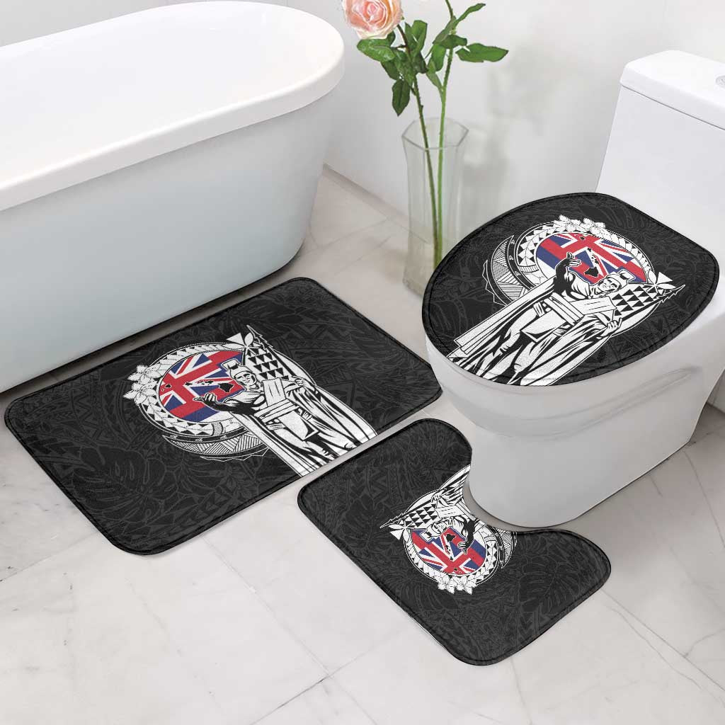 Hawaii King Kamehameha Bathroom Set Flag Polynesian Pattern