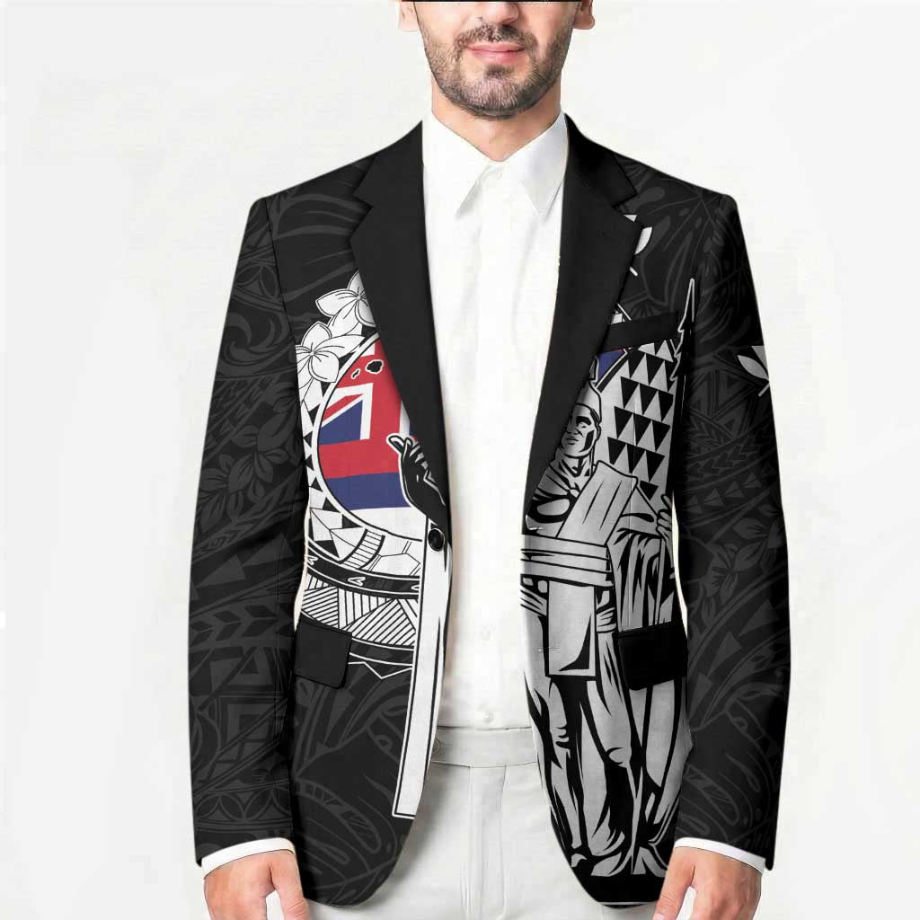 Personalized Hawaii King Kamehameha Blazer Flag Polynesian Pattern LT01 - Polynesian Pride