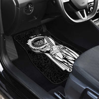 Personalized Hawaii King Kamehameha Car Mats Flag Polynesian Pattern