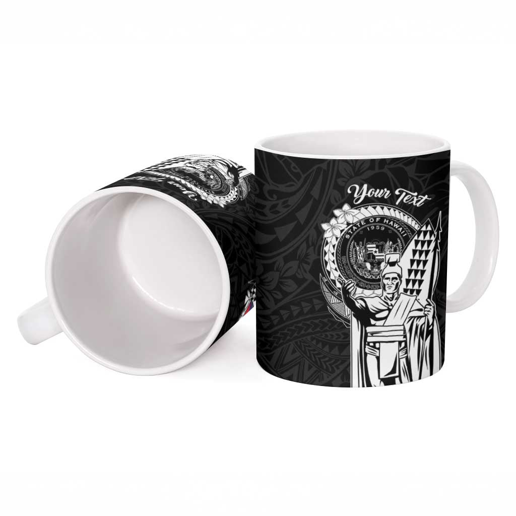 Personalized Hawaii King Kamehameha Ceramic Mug Flag Polynesian Pattern LT01 - Polynesian Pride
