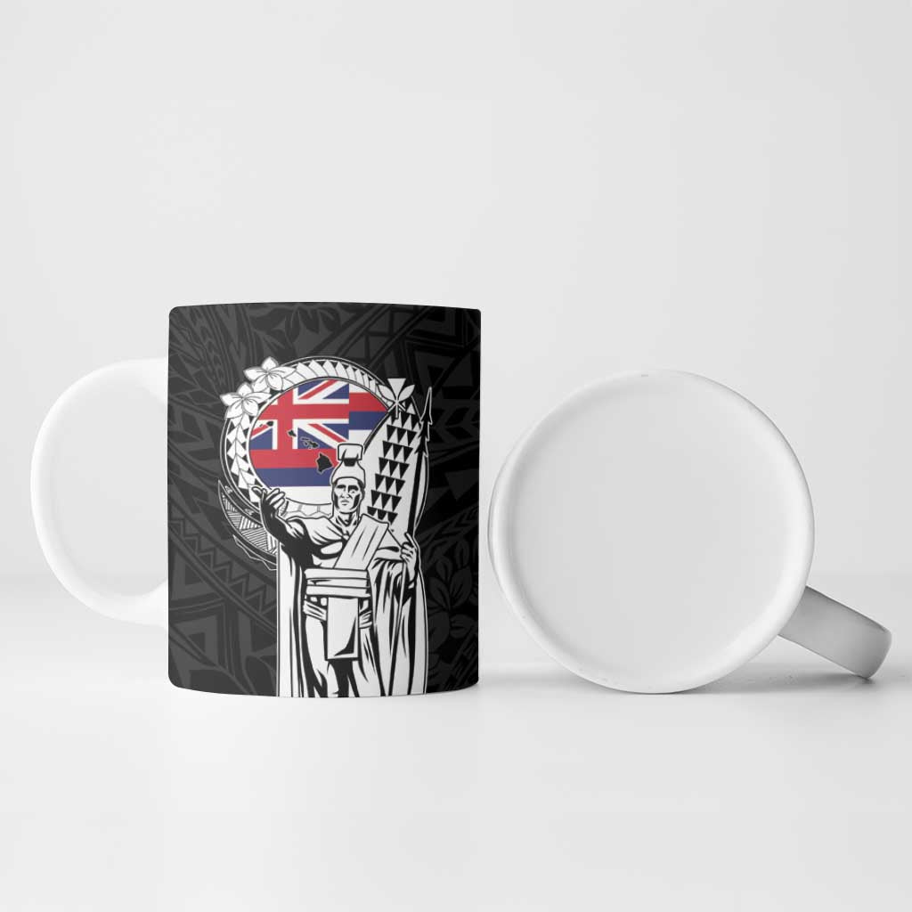 Personalized Hawaii King Kamehameha Ceramic Mug Flag Polynesian Pattern LT01 - Polynesian Pride