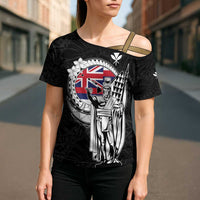 Personalized Hawaii King Kamehameha Cross Shoulder Shirt Flag Polynesian Pattern LT01 - Polynesian Pride