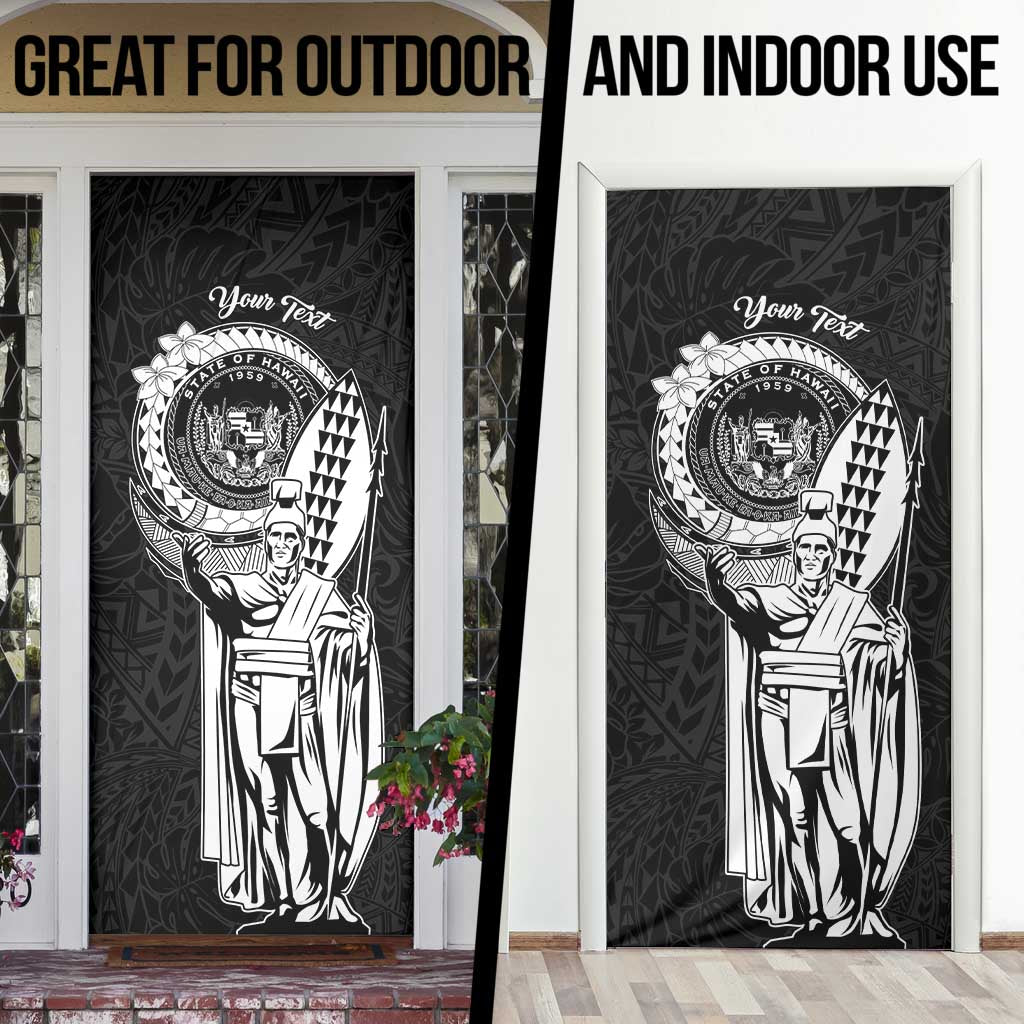 Personalized Hawaii King Kamehameha Door Cover Flag Polynesian Pattern LT01 - Polynesian Pride