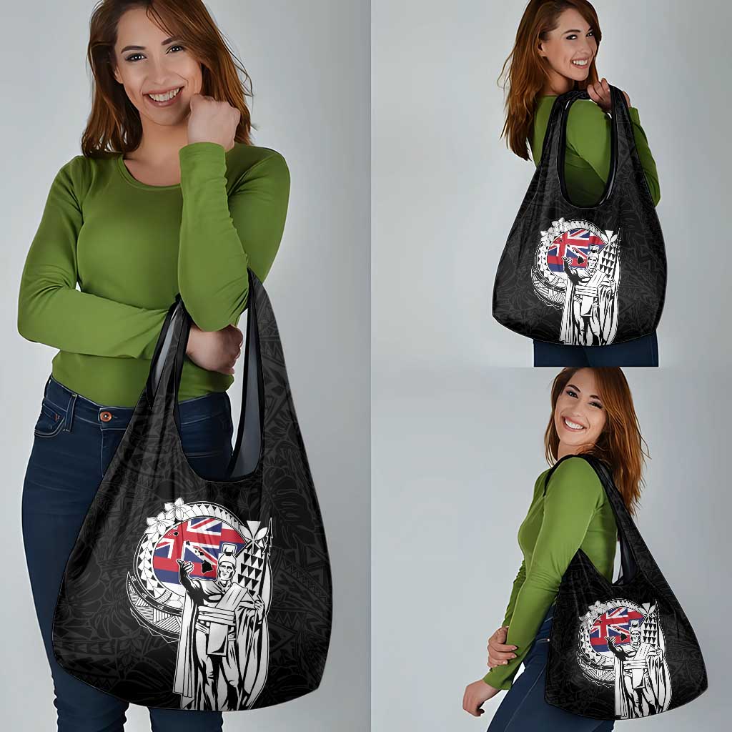 Hawaii King Kamehameha Grocery Bag Flag Polynesian Pattern LT01 - Polynesian Pride