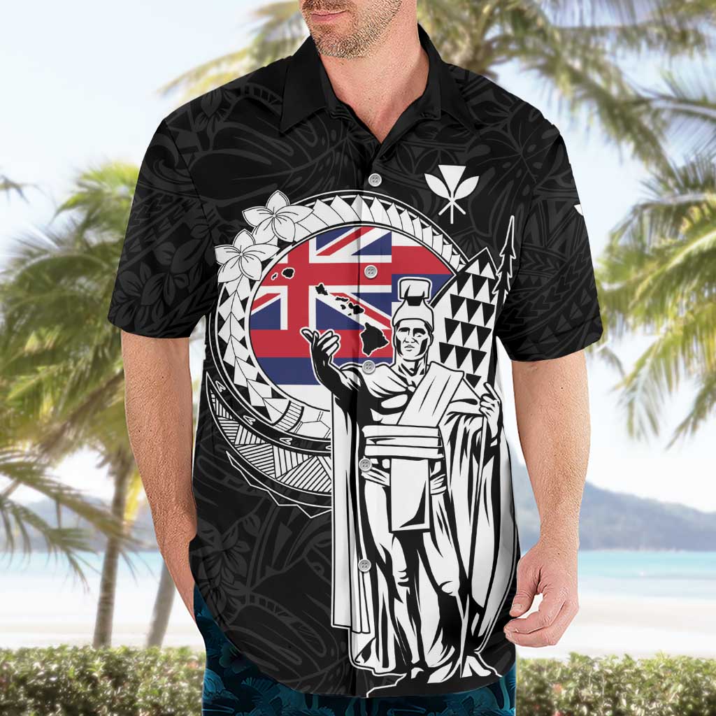 Personalized Hawaii King Kamehameha Hawaiian Shirt Flag Polynesian Pattern