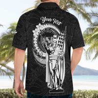 Personalized Hawaii King Kamehameha Hawaiian Shirt Flag Polynesian Pattern