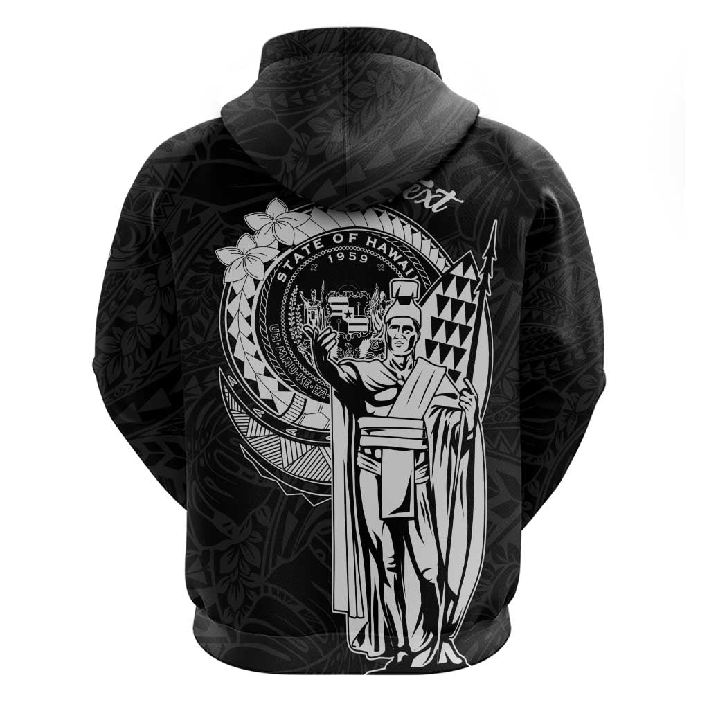 Personalized Hawaii King Kamehameha Hoodie Flag Polynesian Pattern LT01 - Polynesian Pride