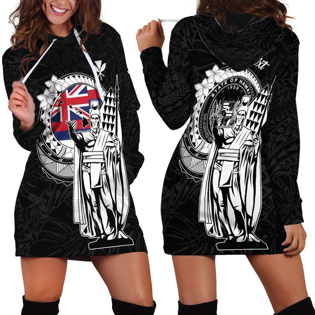Personalized Hawaii King Kamehameha Hoodie Dress Flag Polynesian Pattern LT01 - Polynesian Pride