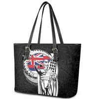 Hawaii King Kamehameha Leather Tote Bag Flag Polynesian Pattern LT01 - Polynesian Pride