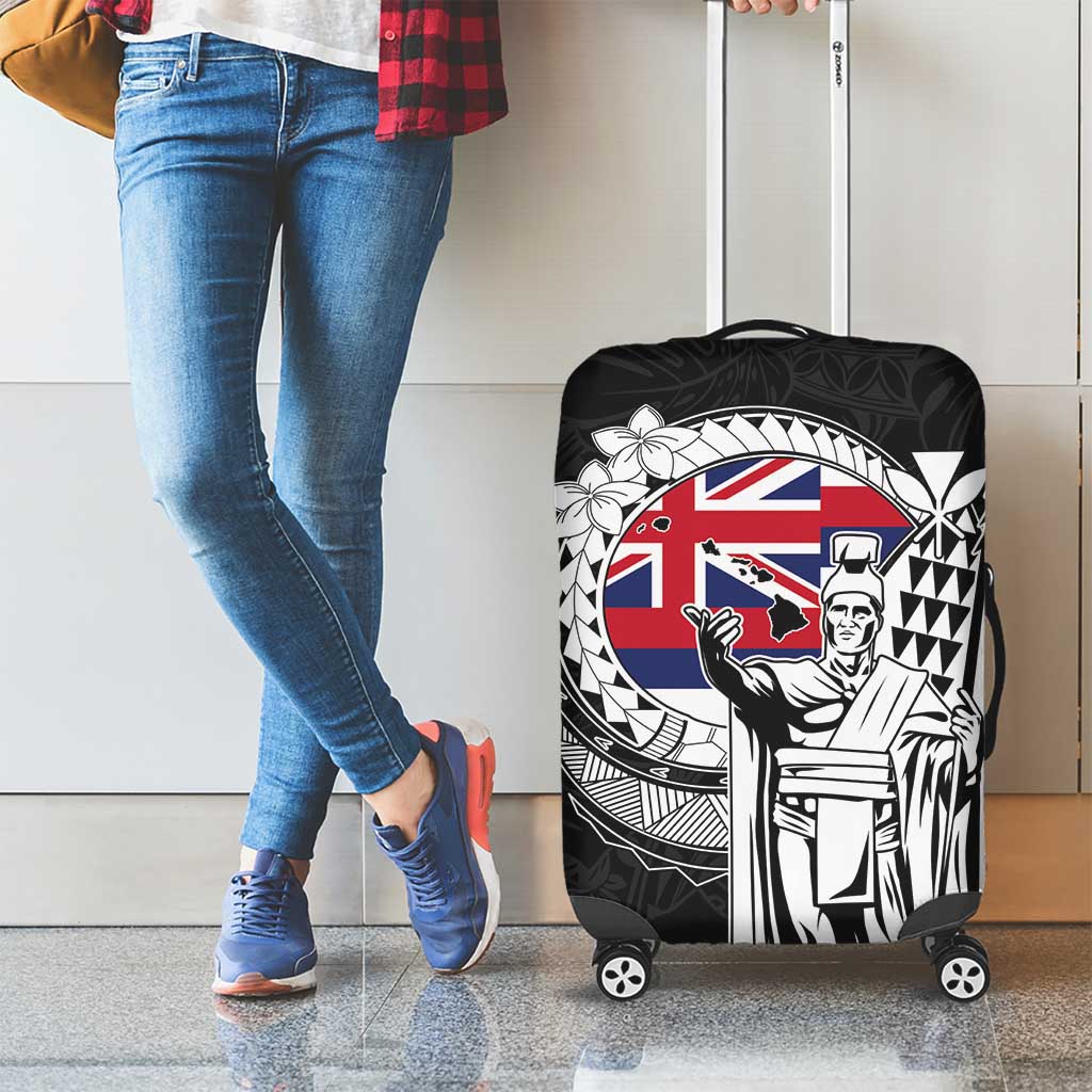 Hawaii King Kamehameha Luggage Cover Flag Polynesian Pattern LT01 - Polynesian Pride