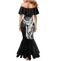 Personalized Hawaii King Kamehameha Mermaid Dress Flag Polynesian Pattern LT01 - Polynesian Pride
