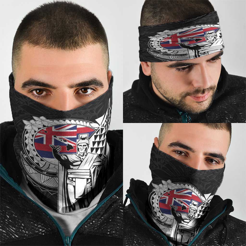 Hawaii King Kamehameha Neck Gaiter Flag Polynesian Pattern LT01 - Polynesian Pride