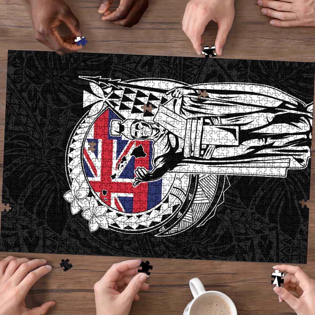 Hawaii King Kamehameha Puzzle Flag Polynesian Pattern LT01 - Polynesian Pride