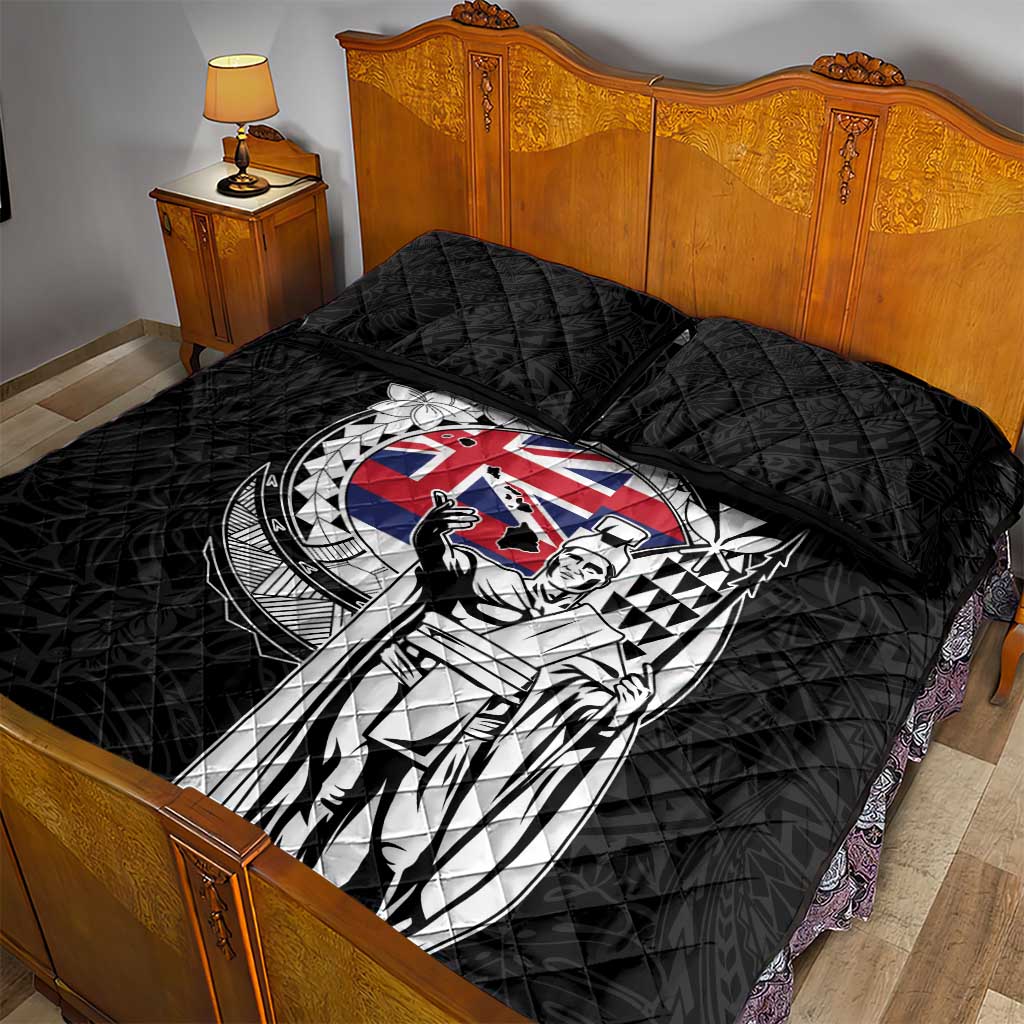 Hawaii King Kamehameha Quilt Bed Set Flag Polynesian Pattern LT01 - Polynesian Pride