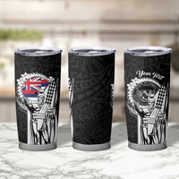 Personalized Hawaii King Kamehameha Tumbler Cup Flag Polynesian Pattern LT01 - Polynesian Pride