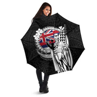 Hawaii King Kamehameha Umbrella Flag Polynesian Pattern LT01 - Polynesian Pride
