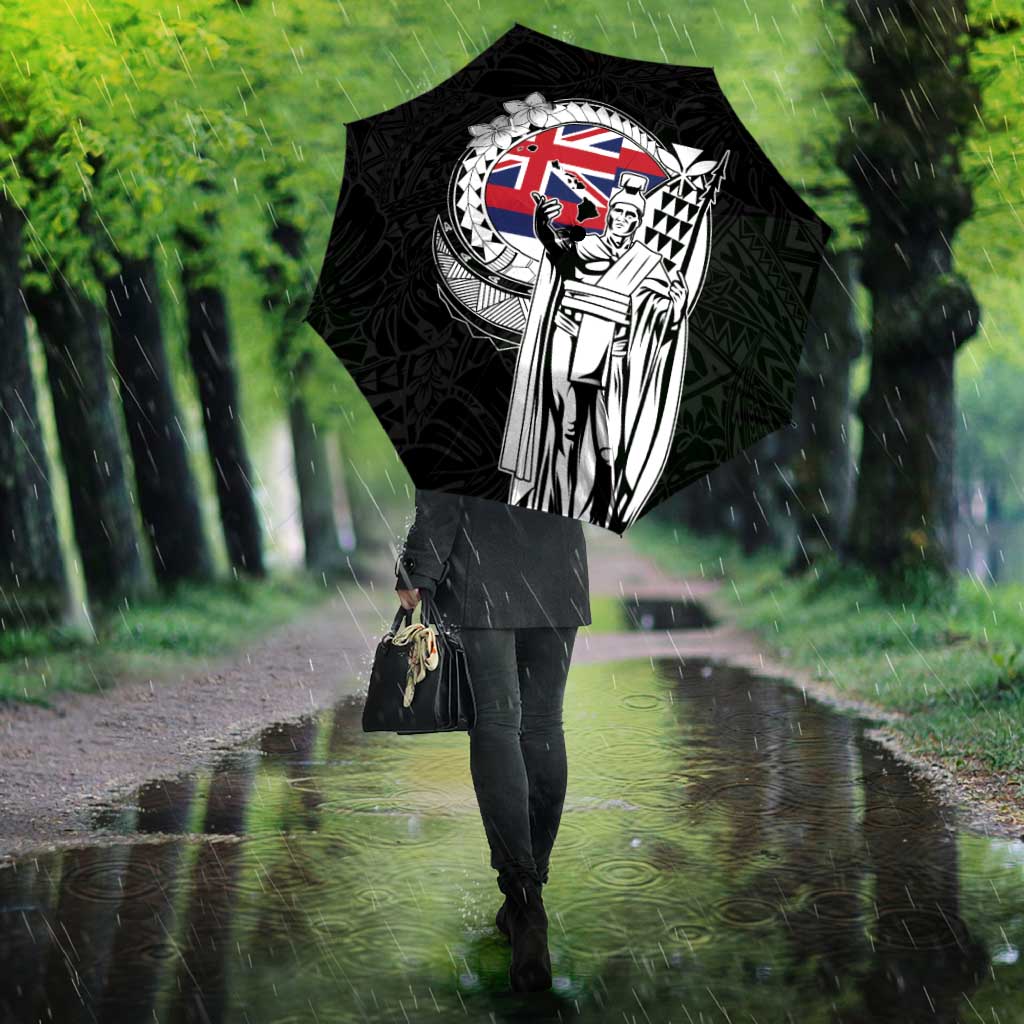 Hawaii King Kamehameha Umbrella Flag Polynesian Pattern LT01 - Polynesian Pride