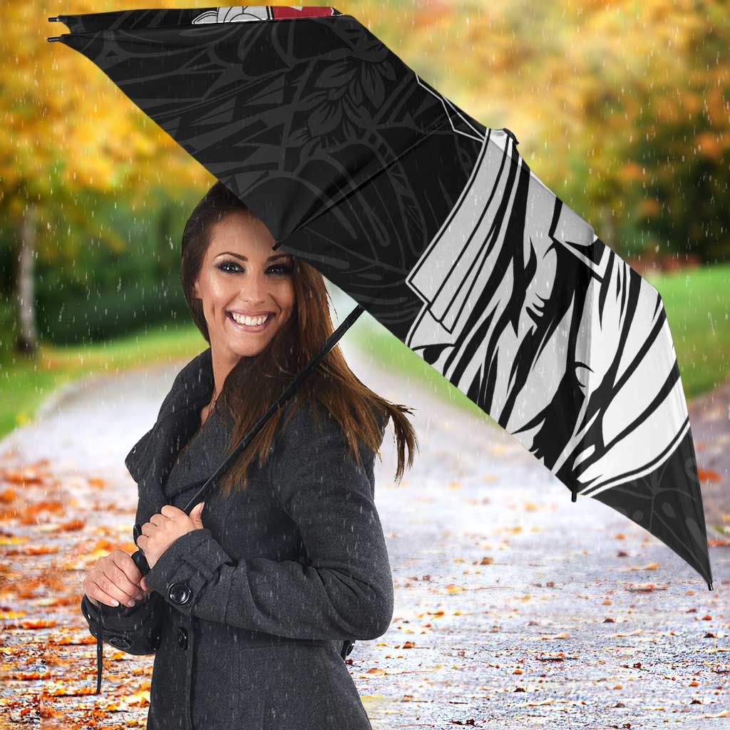 Hawaii King Kamehameha Umbrella Flag Polynesian Pattern LT01 - Polynesian Pride