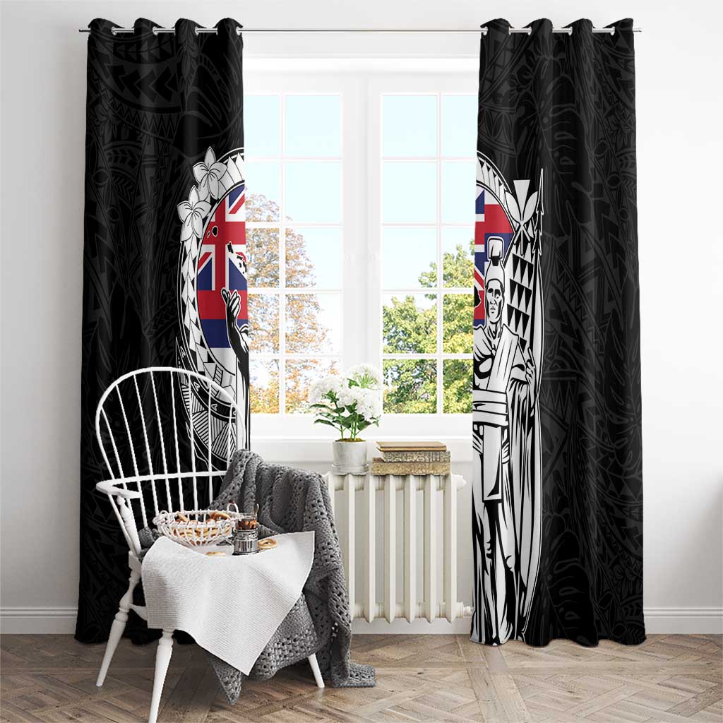 Hawaii King Kamehameha Window Curtain Flag Polynesian Pattern LT01 - Polynesian Pride