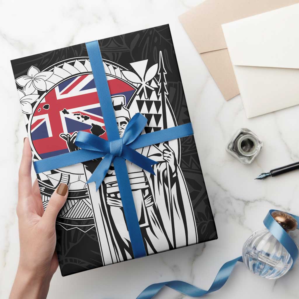 Hawaii King Kamehameha Wrapping Paper Flag Polynesian Pattern LT01 - Polynesian Pride