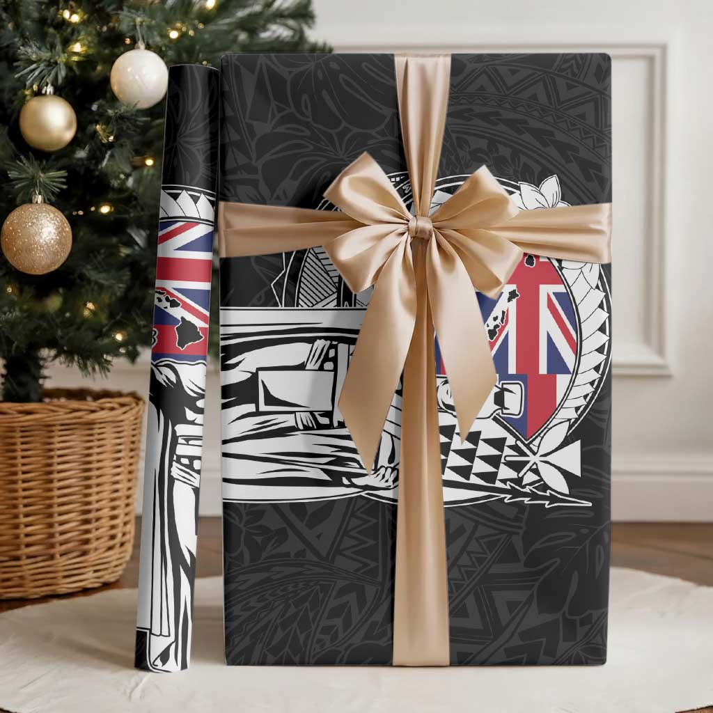 Hawaii King Kamehameha Wrapping Paper Flag Polynesian Pattern LT01 - Polynesian Pride