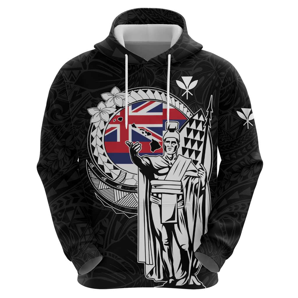 Personalized Hawaii King Kamehameha Zip Hoodie Flag Polynesian Pattern LT01 - Polynesian Pride