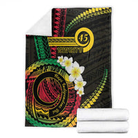 Vanuatu Independence Day Blanket Yumi 45th Hapi Indipendens Dei LT01 - Polynesian Pride
