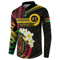 Vanuatu Independence Day Button Sweatshirt Yumi 45th Hapi Indipendens Dei LT01 - Polynesian Pride