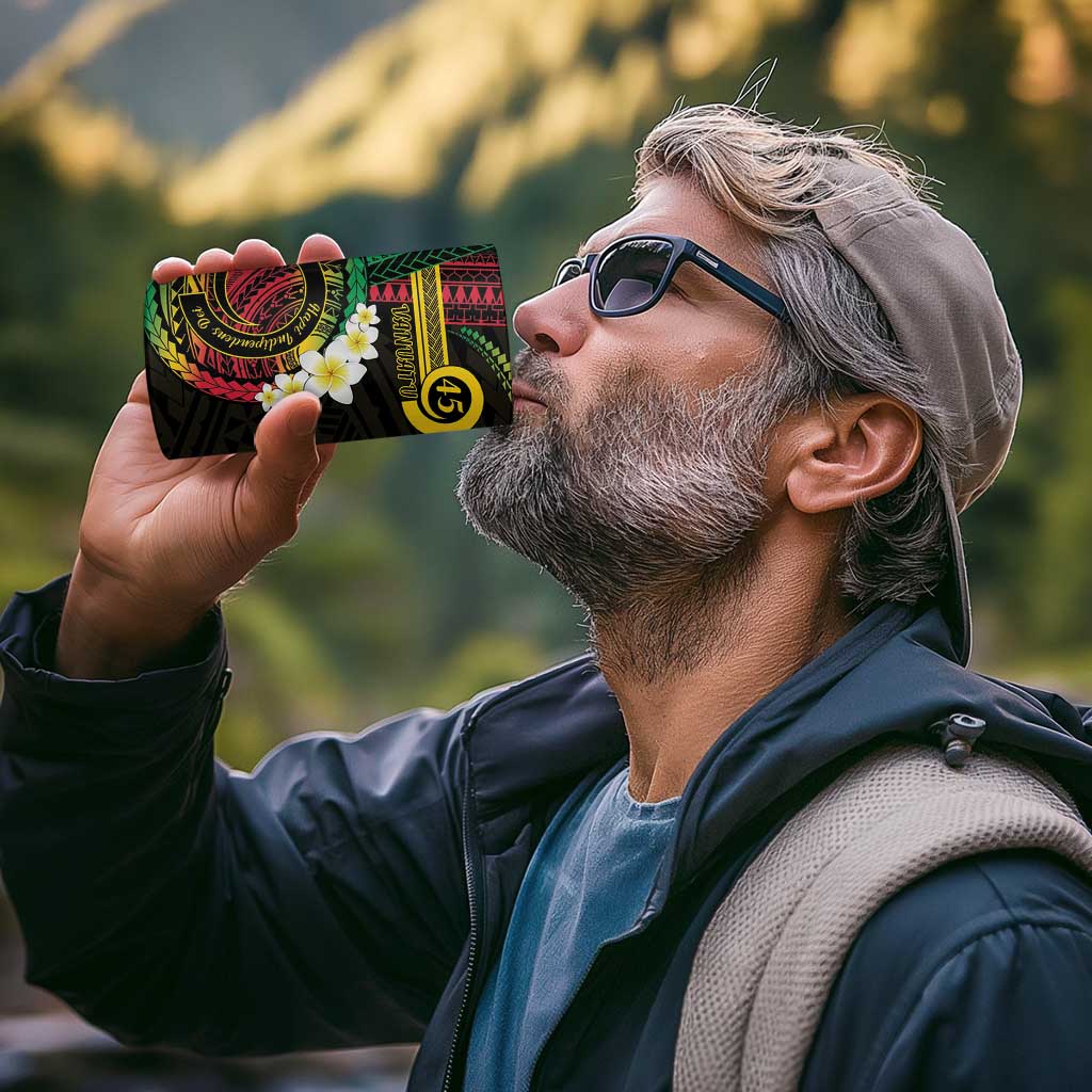 Vanuatu Independence Day 4 in 1 Can Cooler Tumbler Yumi 45th Hapi Indipendens Dei LT01